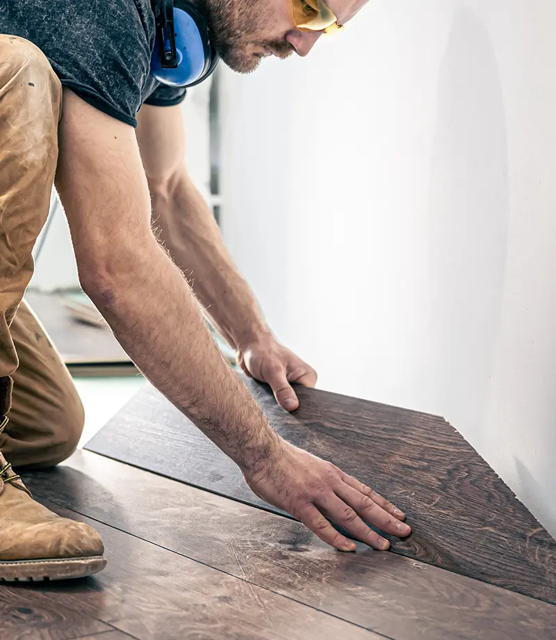 Pose de parquet